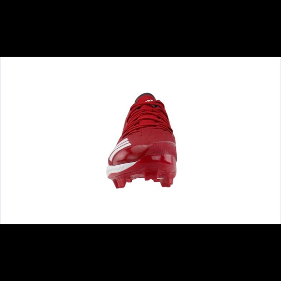 Adidas Men’s Icon Bounce Hybrid Red Baseball Cleats Size 12 NWT